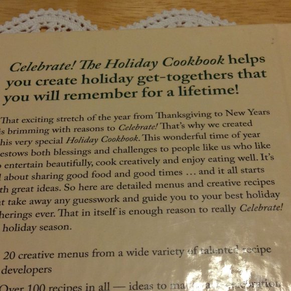 Holiday Recipes, 2010 Celebrate! The Holiday Cookbook - Picture 3 of 10